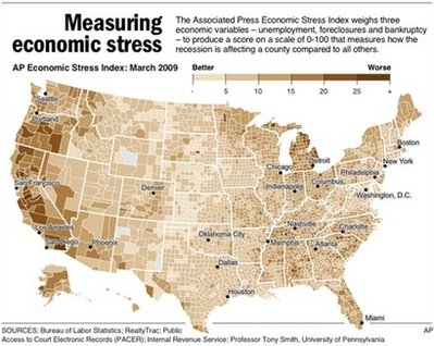 ECONOMIC STRESS MAP